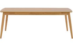 Goossens basic eettafel boaz blank eiken - 8233345-{merk}-boaz-eettafel-eiken-blank-02